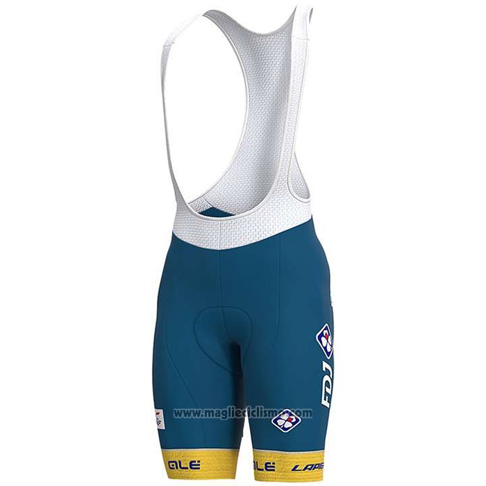 2020 Abbigliamento Ciclismo Groupama-FDJ Campione Svezia Manica Corta e Salopette